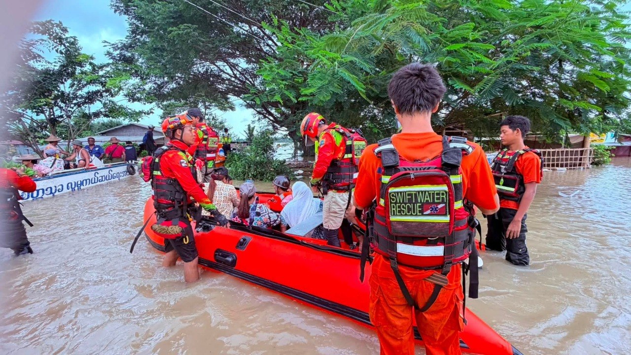 Search continues for three missing as expanding Ngawun Dam breach inundates Ayeyarwady Region