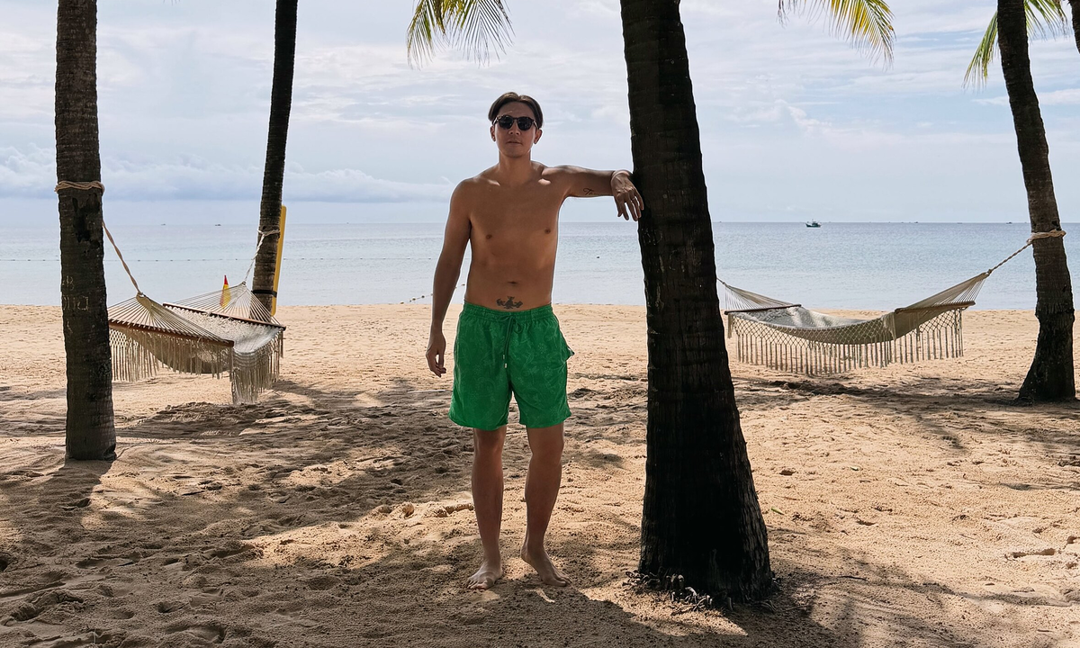 Hong Kong Actor Shaun Tam Enjoys Family Getaway on Phu Quoc Island