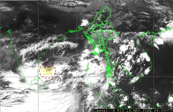 タニンダーリ地方域、カレン州、モン州で降雨量増加の予報