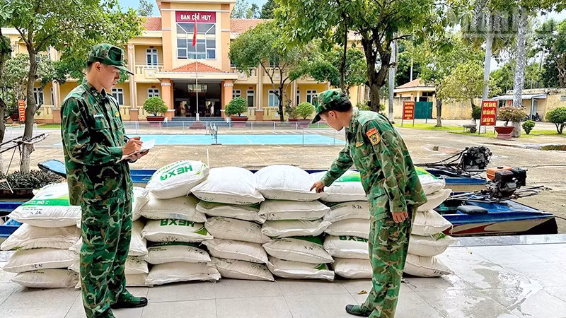 Dong Thap Province Seizes Multiple Cases of Illegal Goods Transport Across Border
