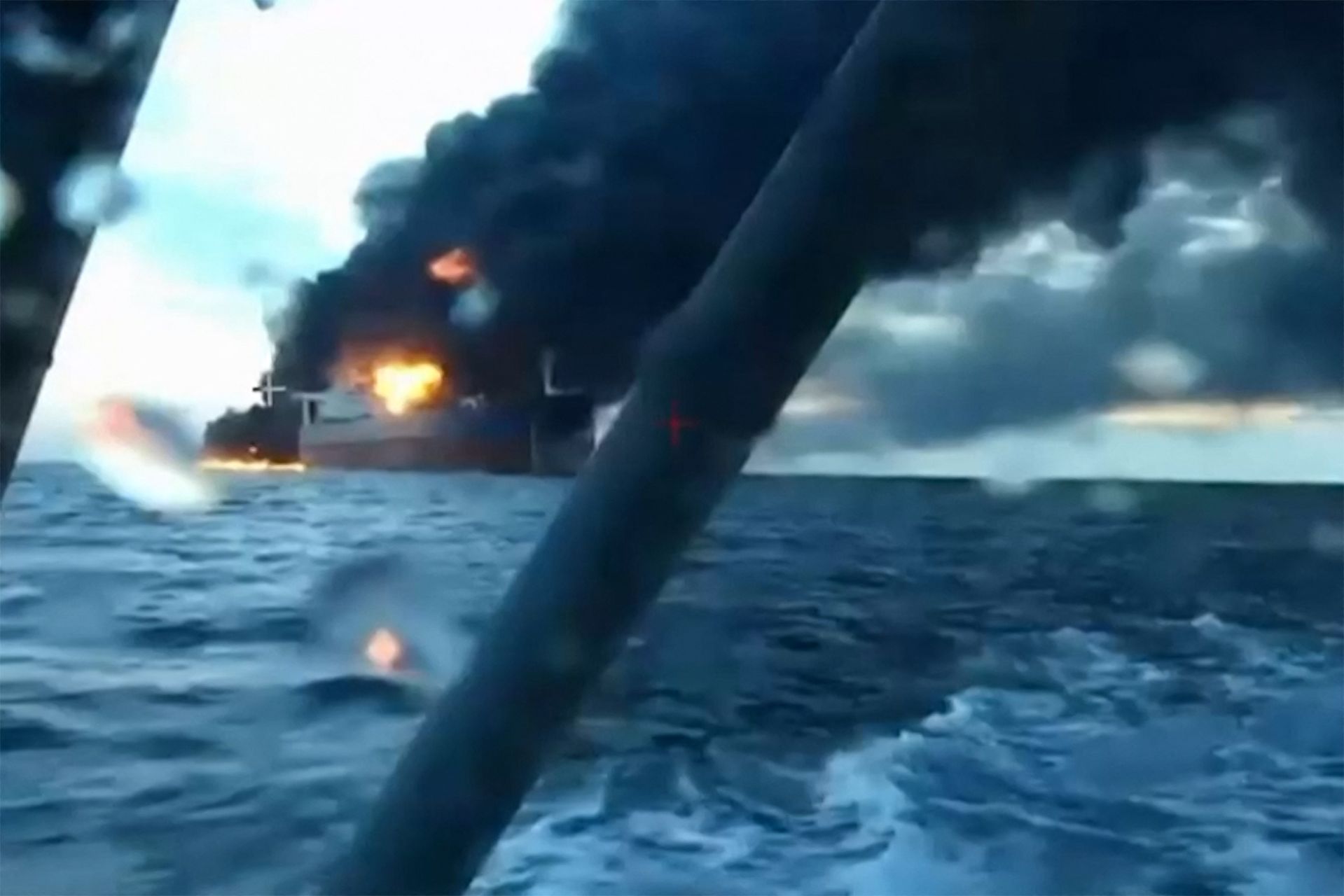Russian Drone Attacks Cargo Ship in Black Sea, Killing One Crew Member