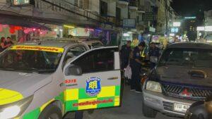パタヤで外国人男性2人組、バイクタクシー運転手を暴行
