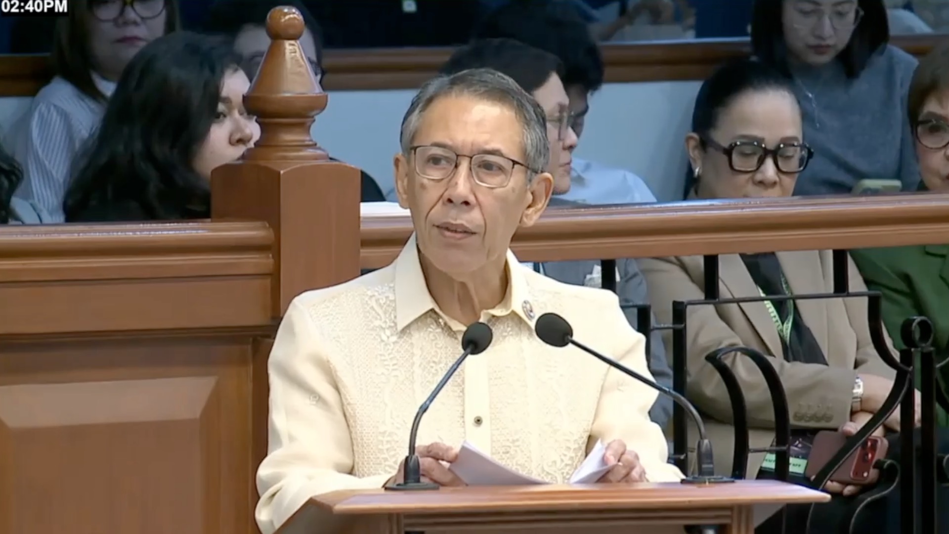 Chel Diokno Attributes Composure in Impeachment Hearing to Decades of Litigation and Teaching