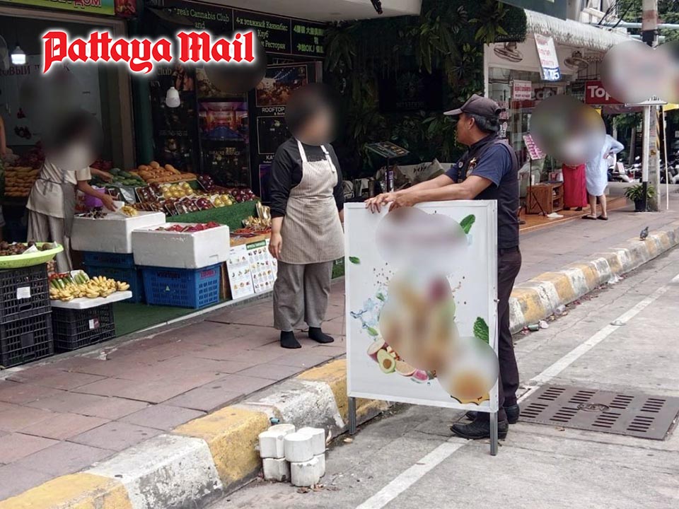 Pattaya authorities intensify crackdown on public space encroachment