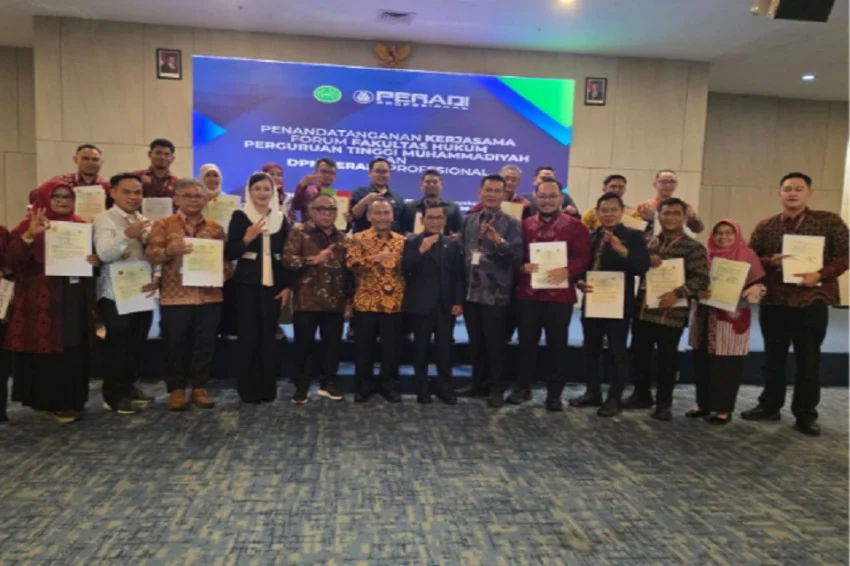 Peradi Professional Partners with 43 Muhammadiyah Campuses to Enhance Lawyer Education Quality