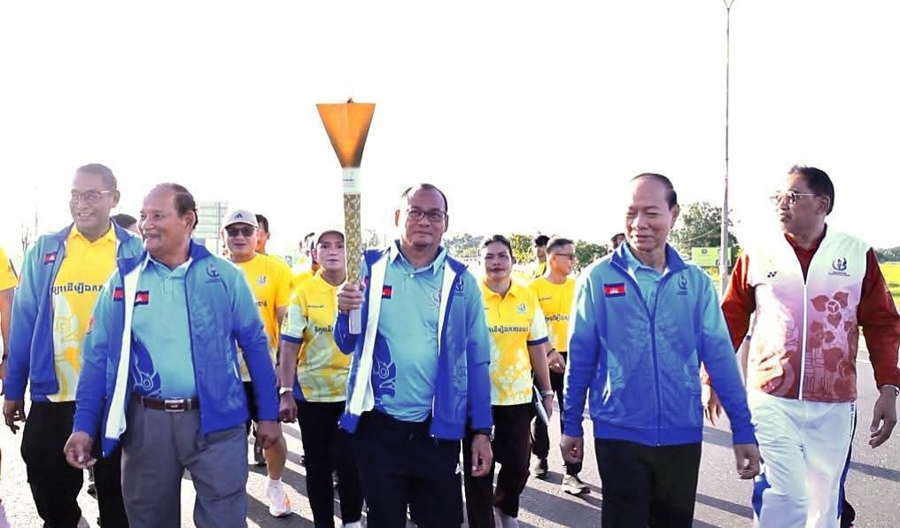 Cambodia Prepares for 5th National Games and 3rd National Para Games with Torch Relay