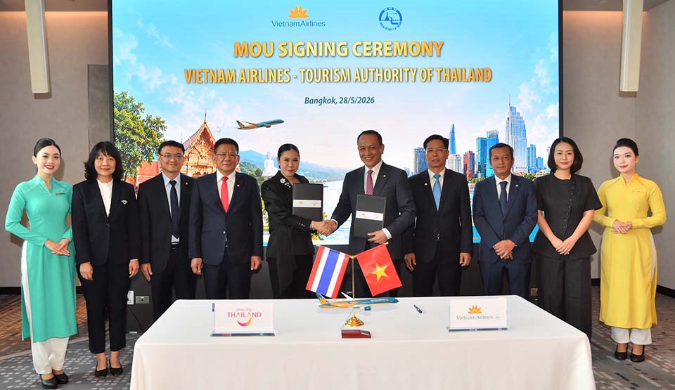 Thailand, Vietnam Airlines Ink Tourism Pact to Expand ASEAN Air Links