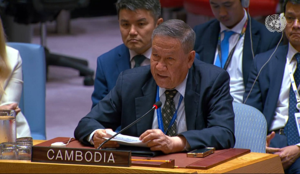 Cambodia Urges Full Implementation of International Law at UN, Emphasizing Child Protection in Conflicts