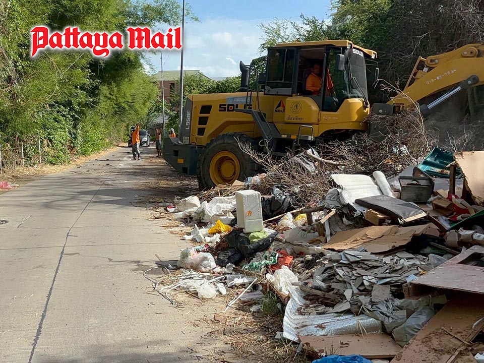 Pattaya Residents Report Persistent Construction Waste Dumping