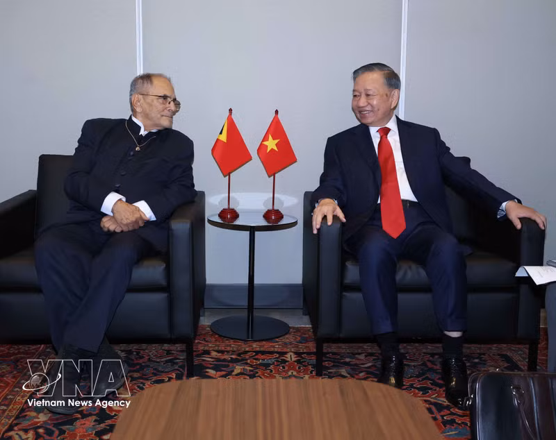 Vietnam's Top Leader Meets Presidents of Timor-Leste, Switzerland, Finland in New York