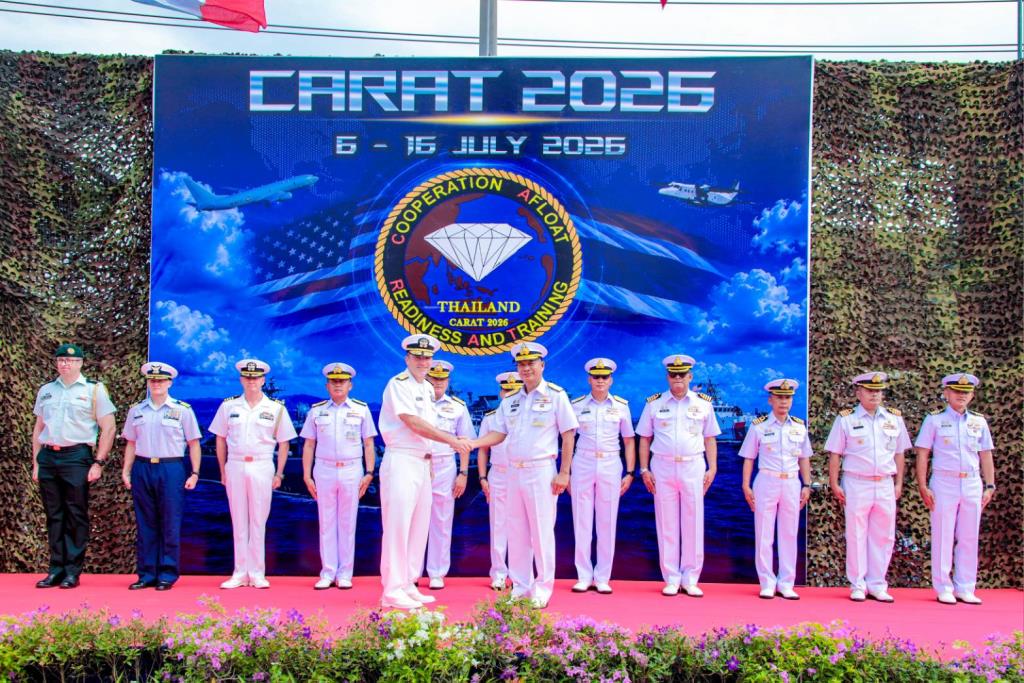 タイ・米海軍、合同演習「CARAT 2026」を開始