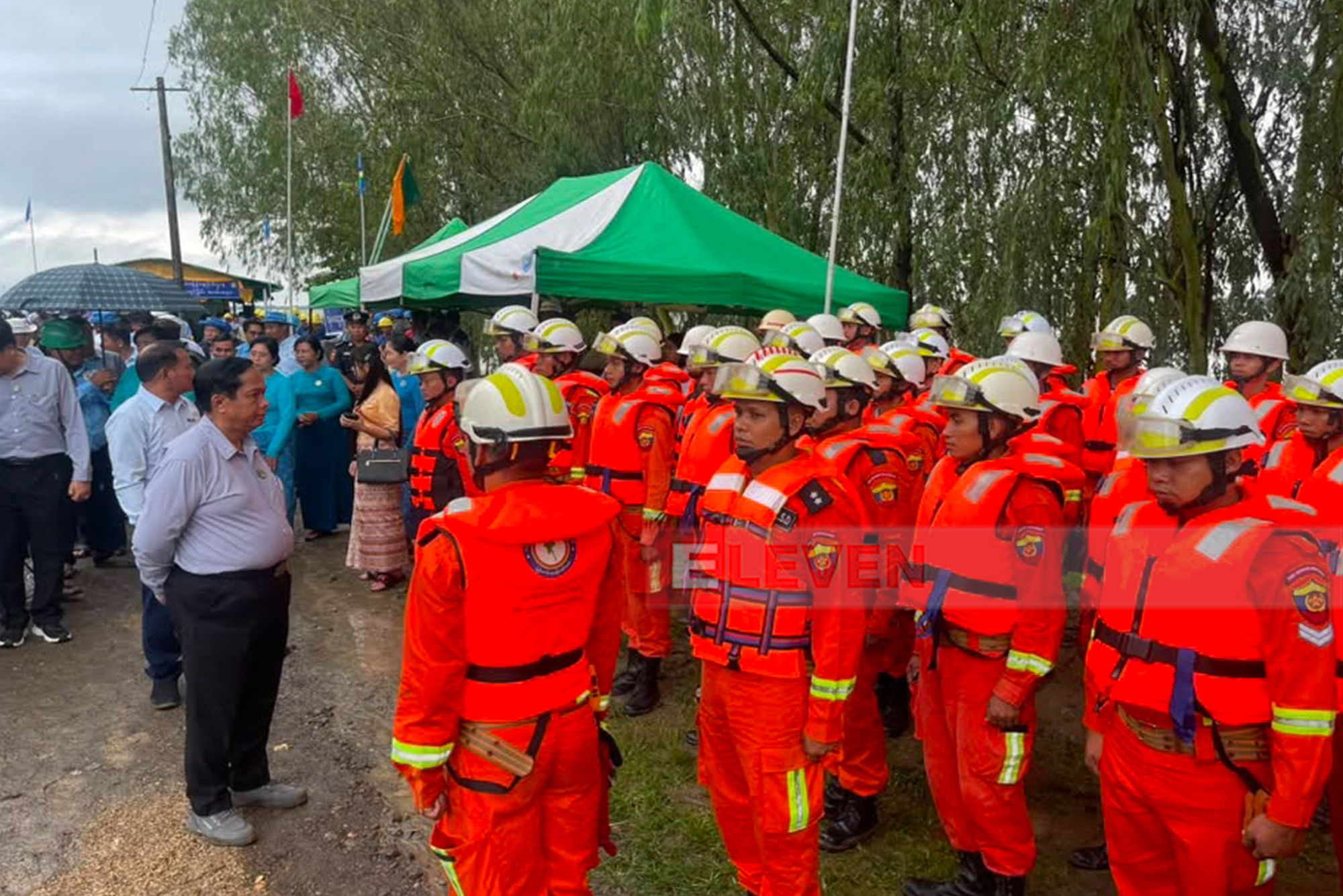 Ayeyarwady Region, protected by embankments from floods, prepares for natural disaster response measures