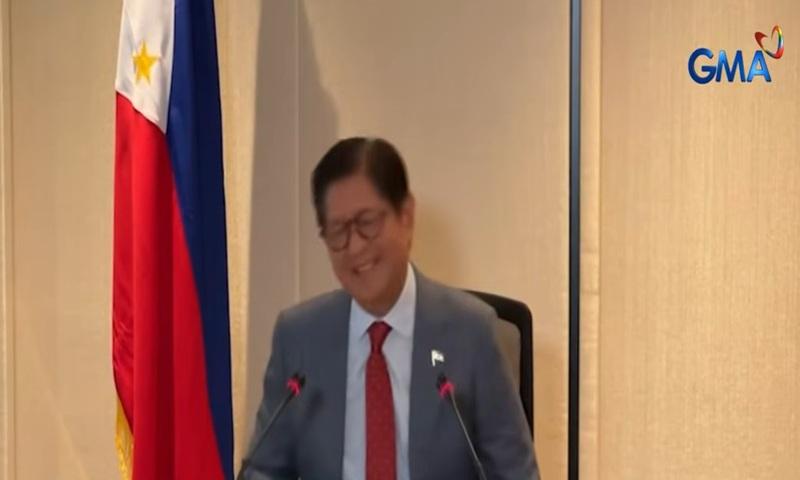 Marcos humorously scolds aide for sharing 'buwaon' remark