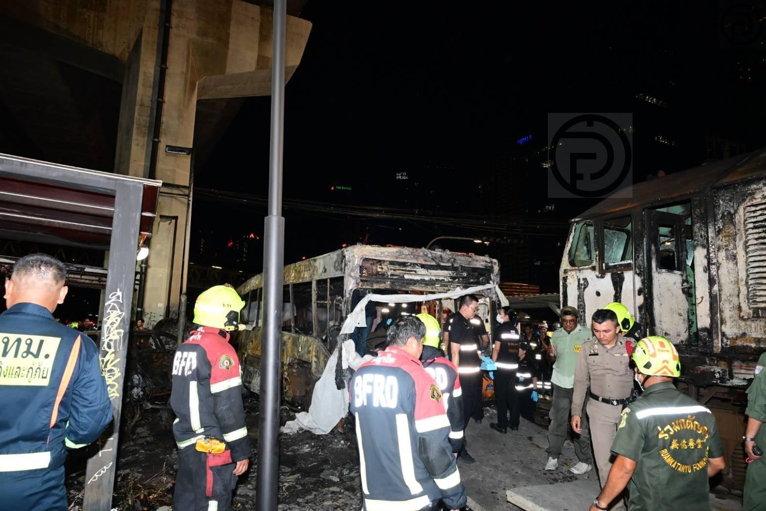 Bangkok Train-Bus Collision at Railway Crossing Kills 8, Injures 32