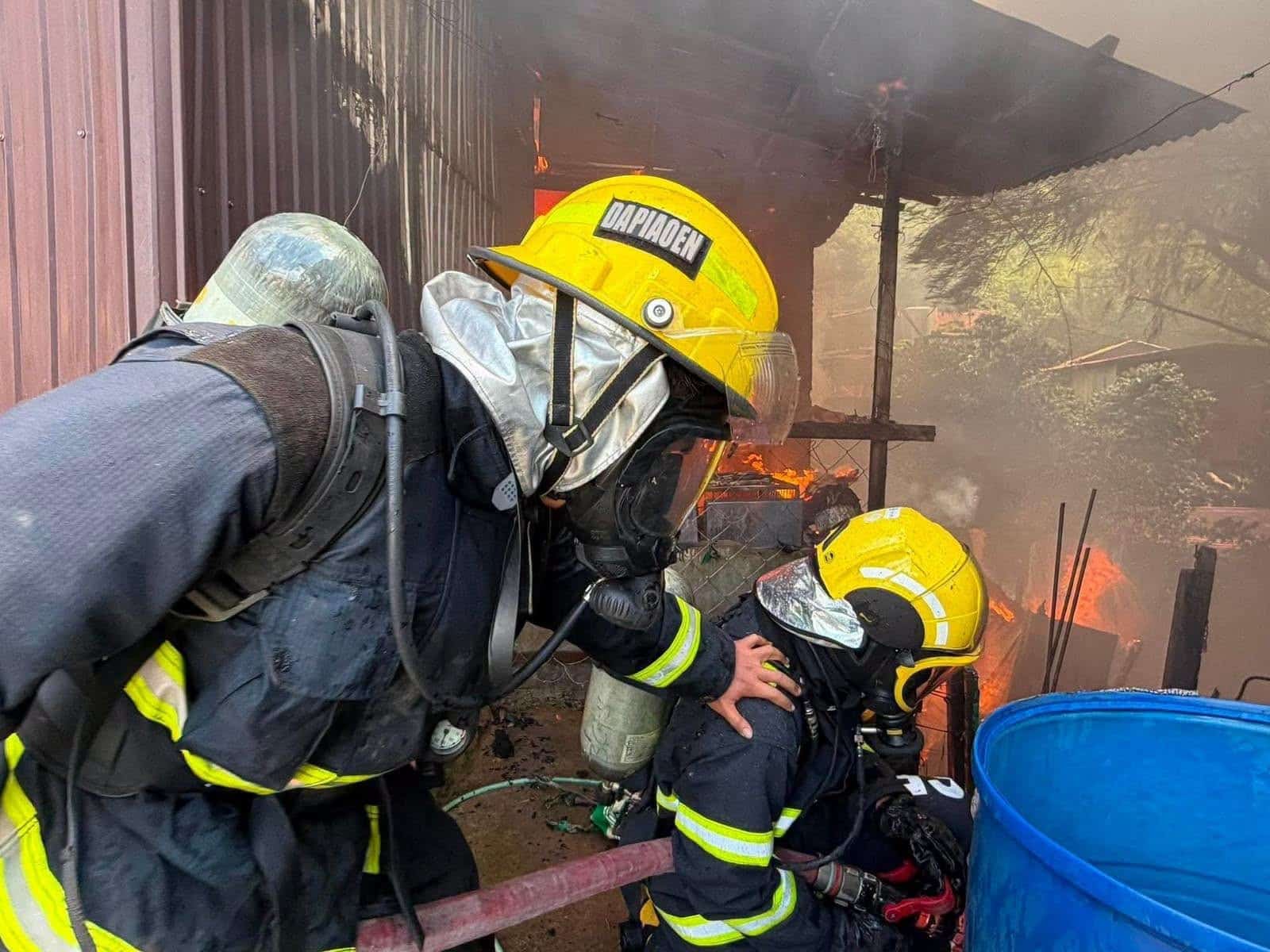 Baguio Fire Displaces Six Families