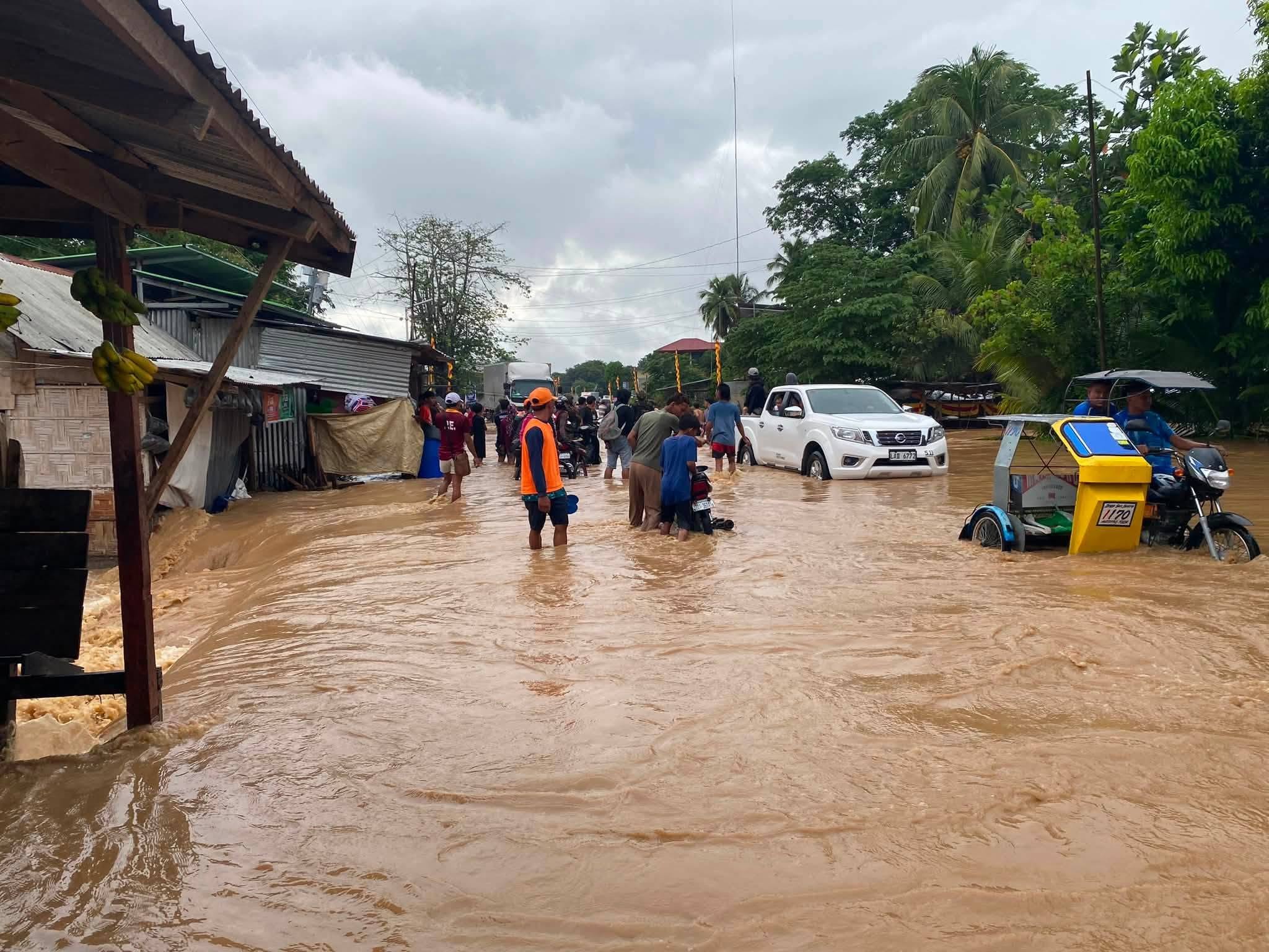 台風インデイ影響下のBARMM、400人体制で被災者支援と治安維持