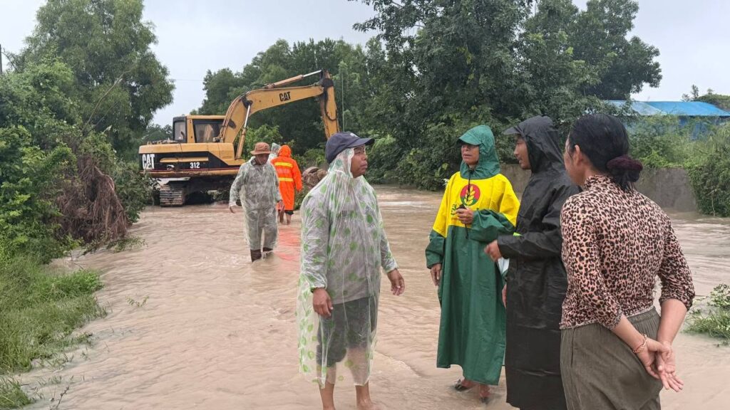 Flooding Hits Takeo Province, Residents Urged to Exercise Caution