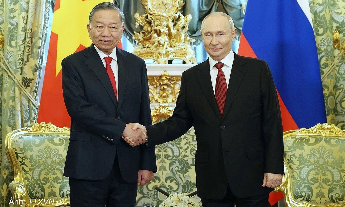 ベトナム・ロシア、広範な分野で協力合意 大国間関係の深化図る