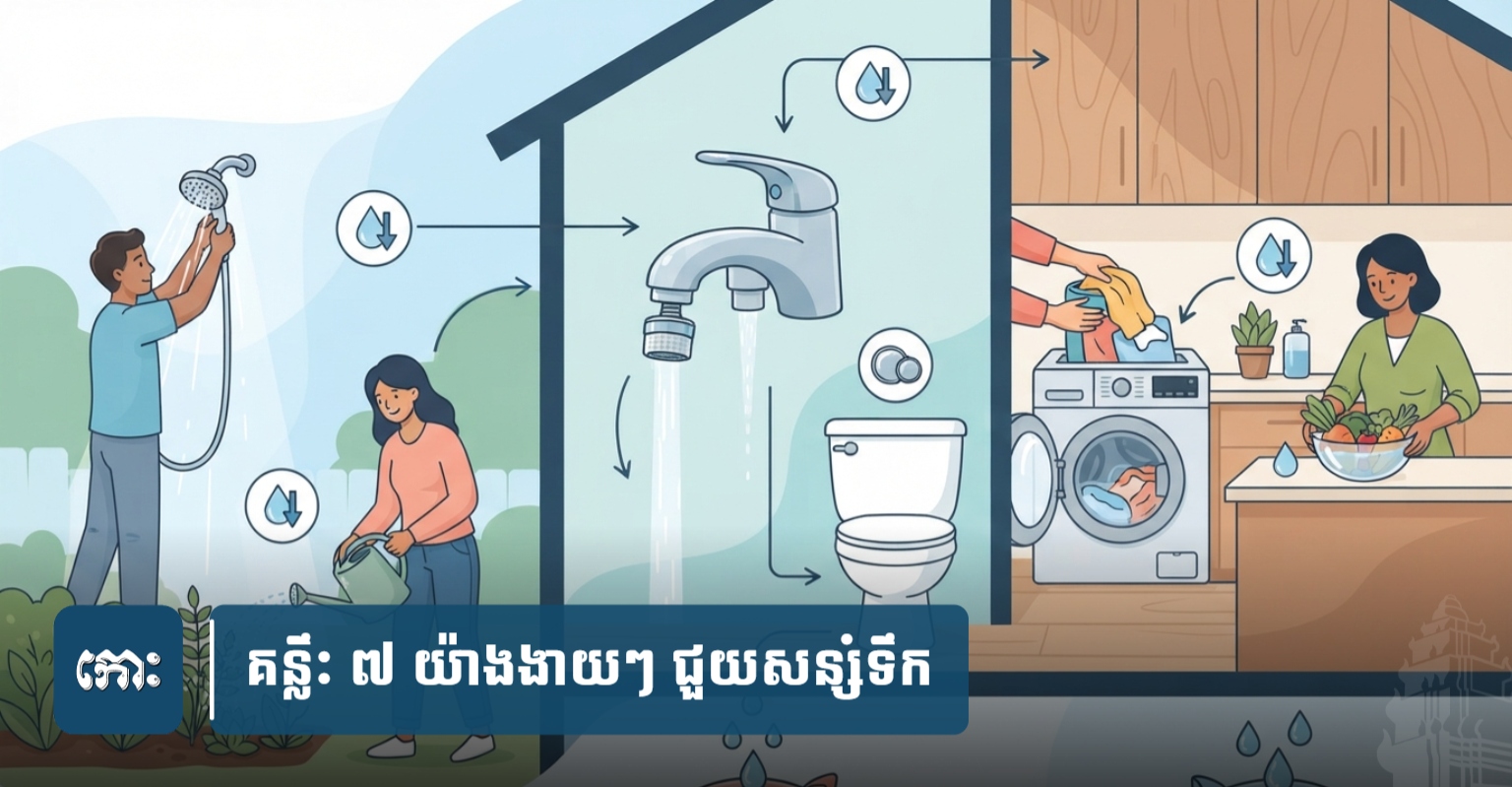 Cambodia Urges Citizens to Conserve Water, Cut Monthly Bills and Protect Resources