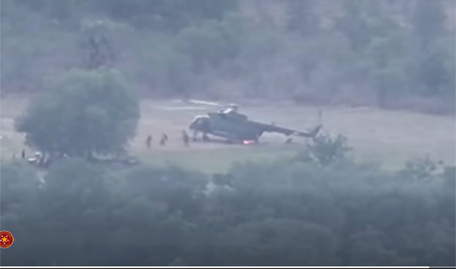 Myanmar resistance forces destroy junta helicopter in Magway Region