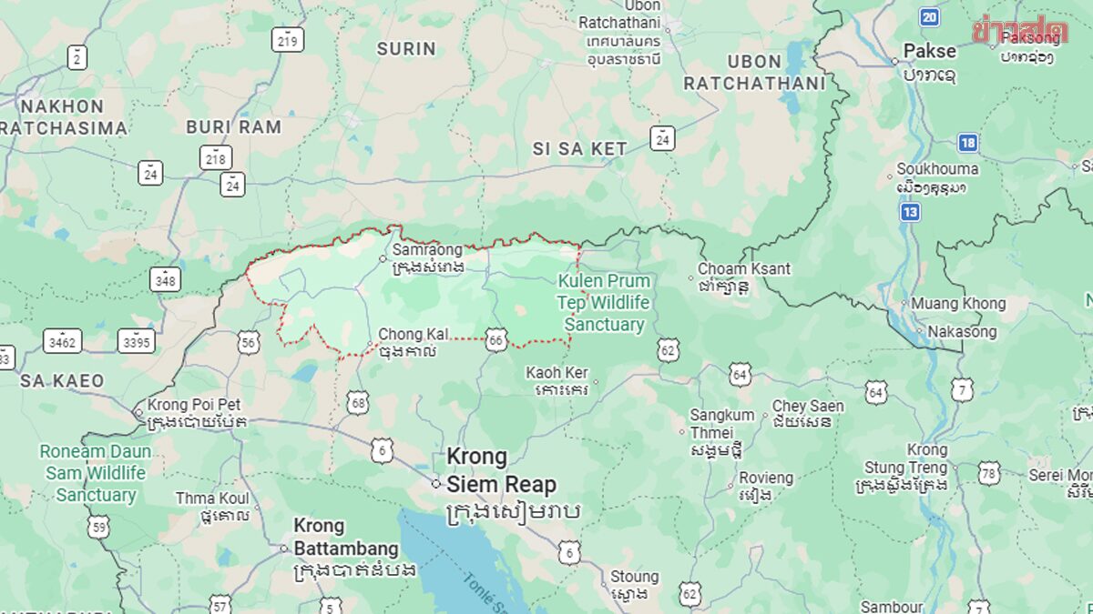 タイ人男性が国境付近でカンボジア当局に拘束、第2軍管区が解放へ向け調整