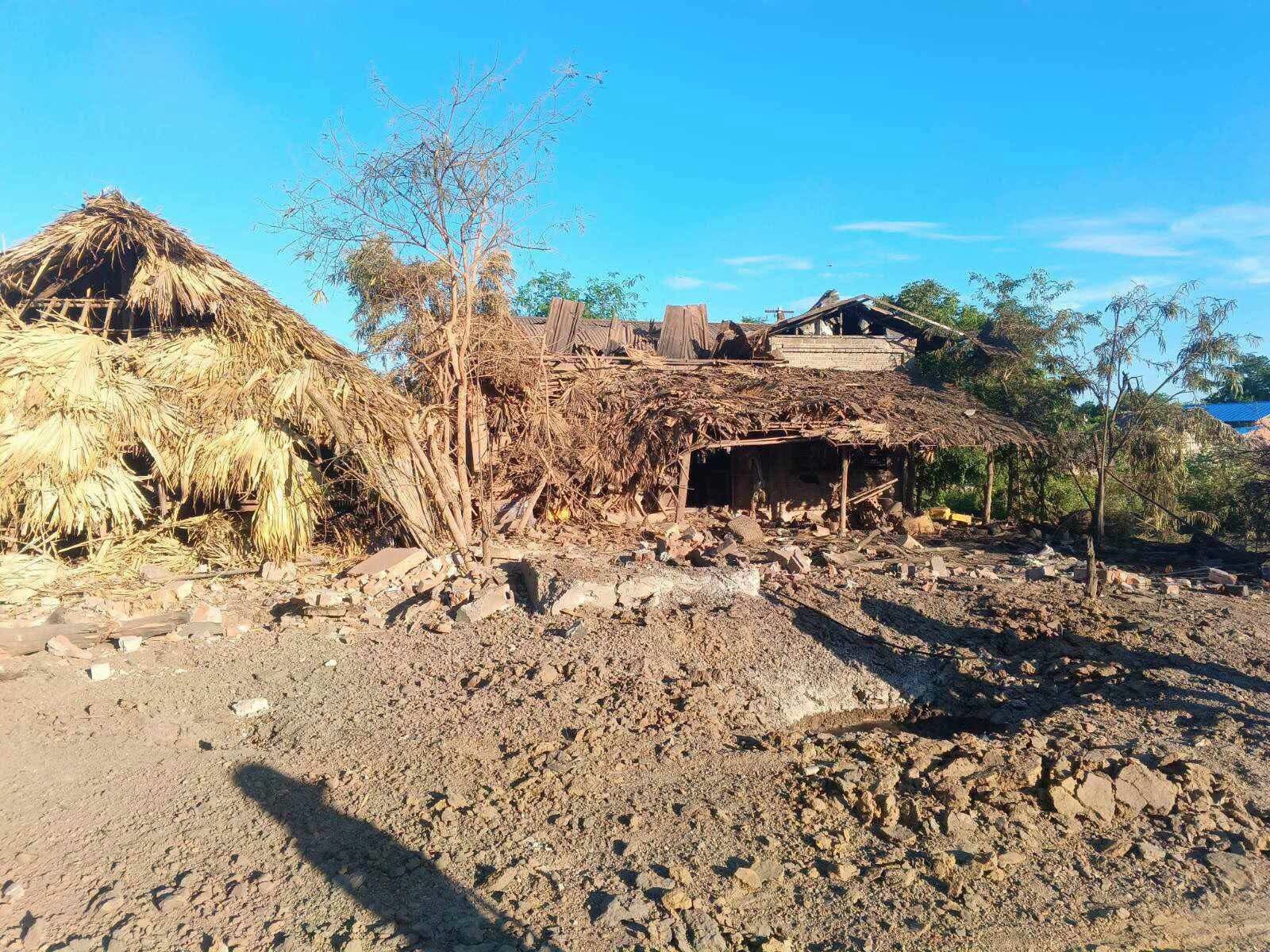 ミャンマー・マガウェ州で空爆、子供含む住民12人死亡