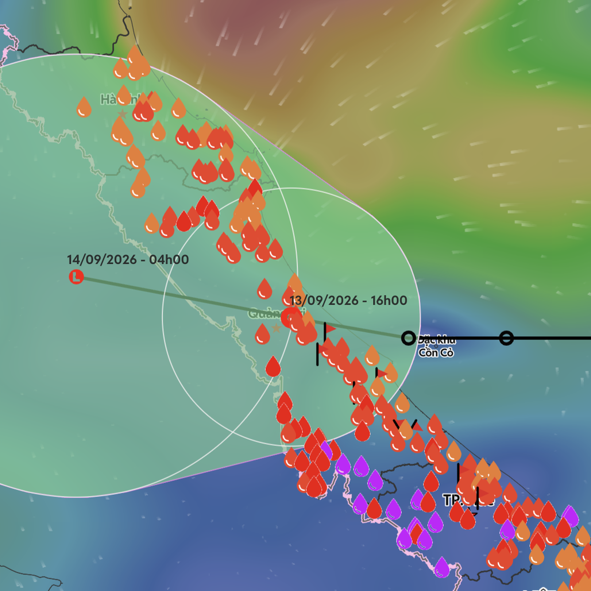 ベトナム中部、熱帯低気圧により豪雨 河川氾濫と土砂災害の恐れ