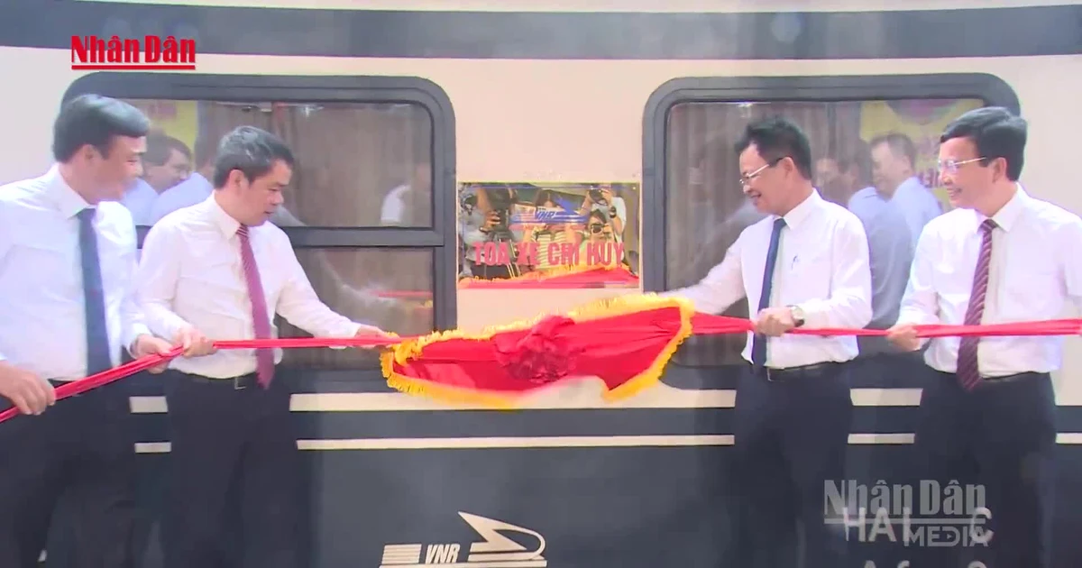 Vietnam Railways Launches New Train with Command Car on Hanoi-Thai Nguyen Route