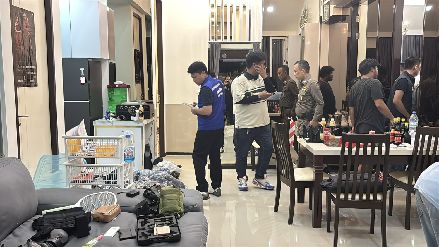 パタヤの中国人銃器密売疑惑、現役海軍兵ら5人を訴追