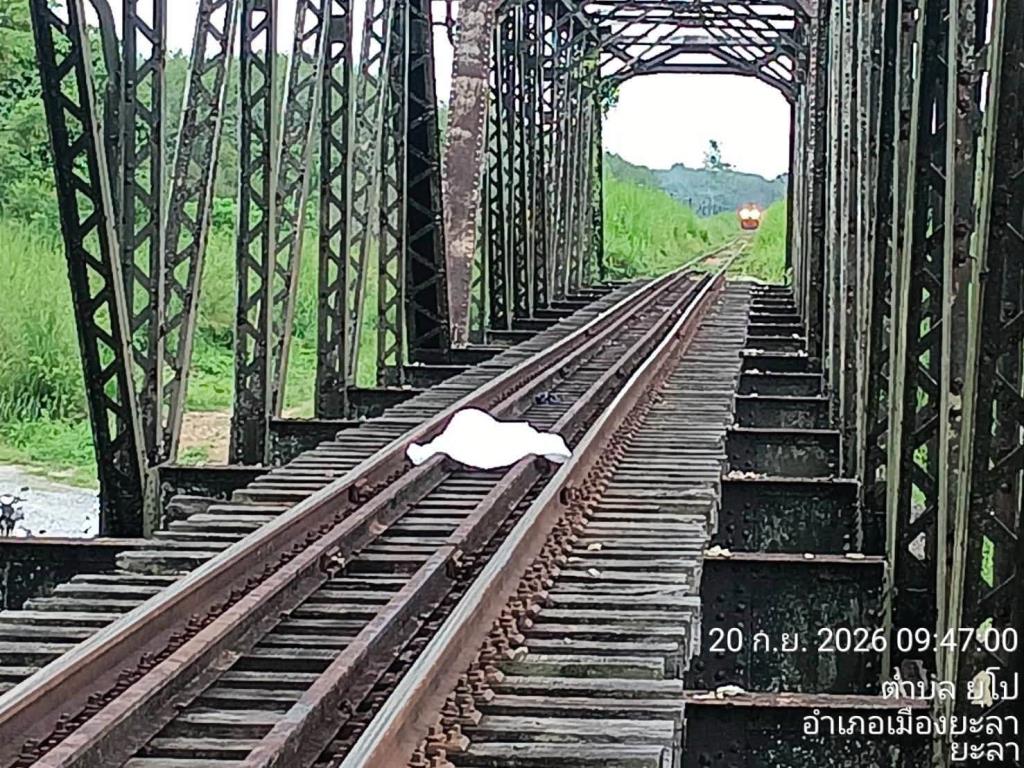 タイ南部で貨物列車が72歳男性をはね死亡させる事故発生