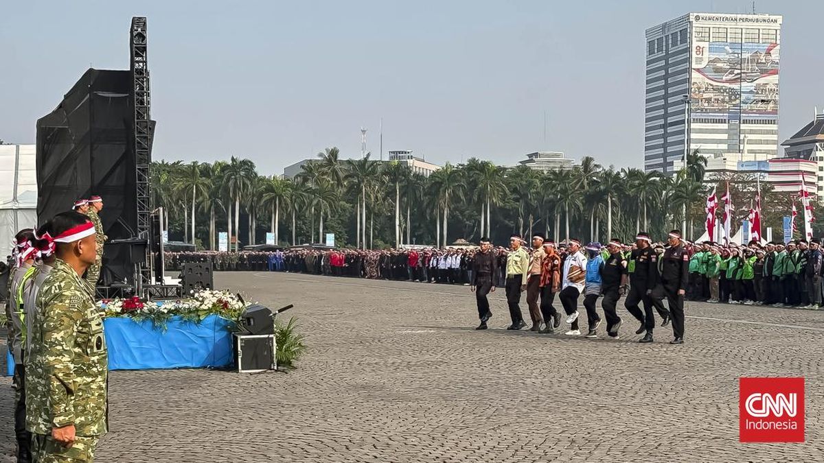 11,000 Participate in 'National Unity' Rally in Jakarta, Urging Capital Stability