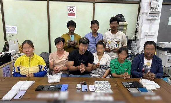 Sihanoukville Police Bust Active Drug Trafficking Ring, Seize Weapon