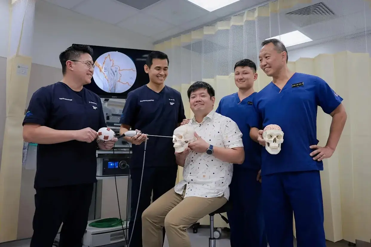 Singapore Surgeons Remove Brain Tumor Through Patient’s Eye Socket