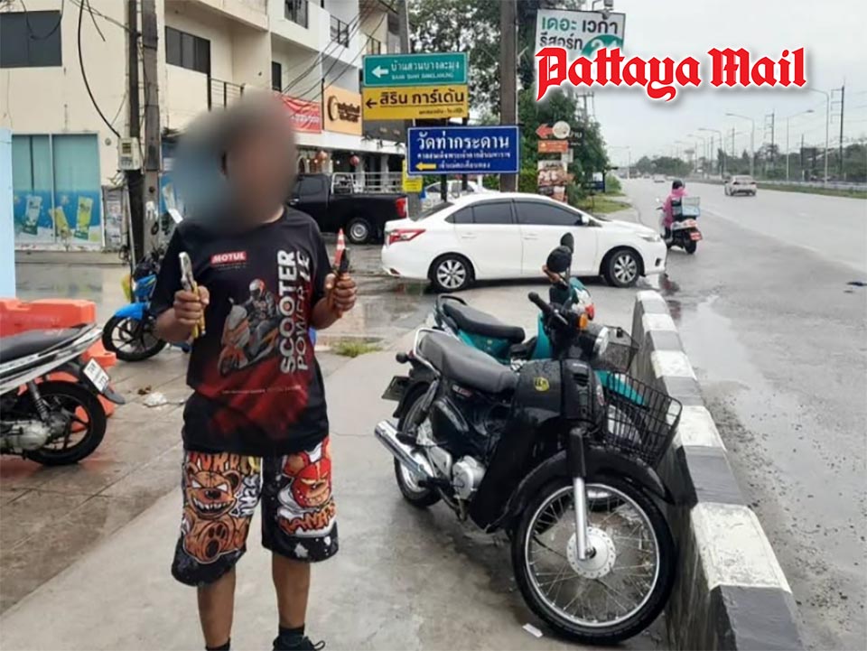 パタヤでバイク部品窃盗、元整備士を逮捕