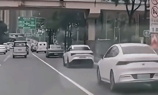 BYD Qin Plus PHEV Catches Fire After Multi-Vehicle Collision in China