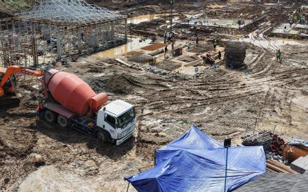 南スマトラ州オガン・イリルで進む「人民学校」建設、進捗率73%に到達