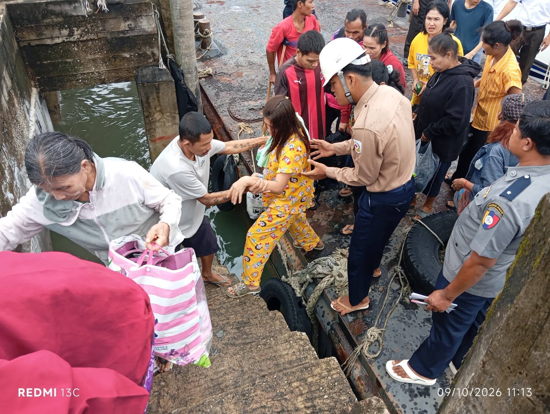 タイで服役後釈放されたミャンマー国籍者97人がコータウンへ送還