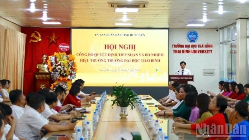 Thai Binh University Appoints Dr. Pham Quoc Thanh as New President