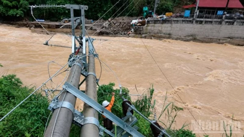 ベトナム北部、豪雨で電力網に被害 復旧作業と防災体制強化進む