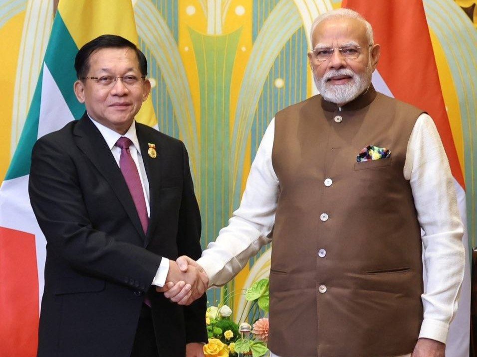 ミン・アウン・フライン議長、インド訪問へ 中国の影響力に対抗か