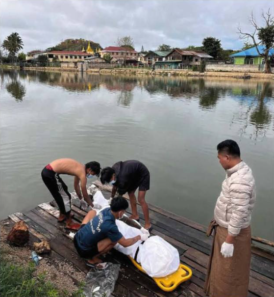 ロイカウのバルーチャウン川で1ヶ月に5人の民間人が遺体で発見される