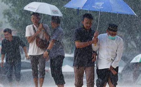 ジャボデタベック地方、金曜午後に雨の予報、タンゲランを除く
