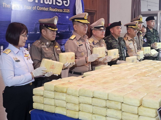 タイ国境で大量覚醒剤・メタンフェタミン押収、年間6000万錠超え