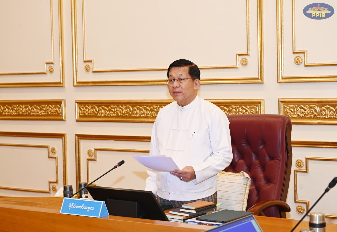 Promoting the agricultural sector is an important first step, says President Min Aung Hlaing