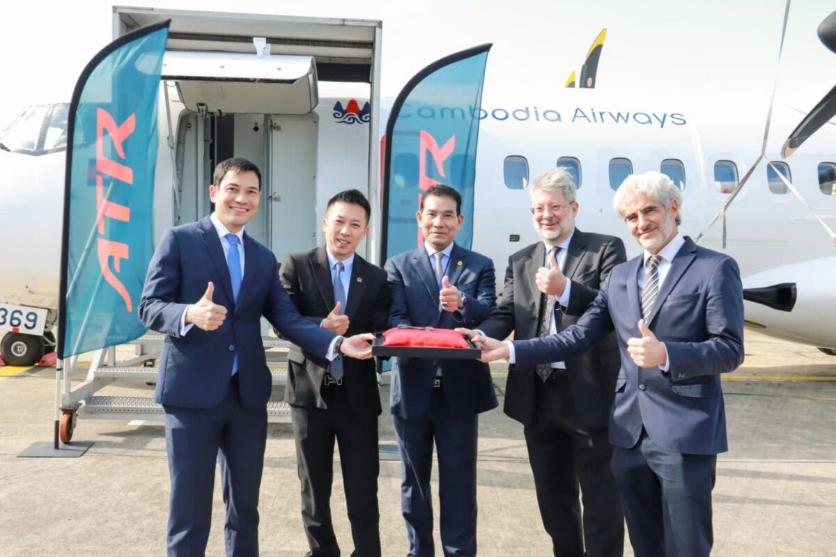 Cambodia Airways Welcomes First ATR 72-600, Boosting Network Expansion