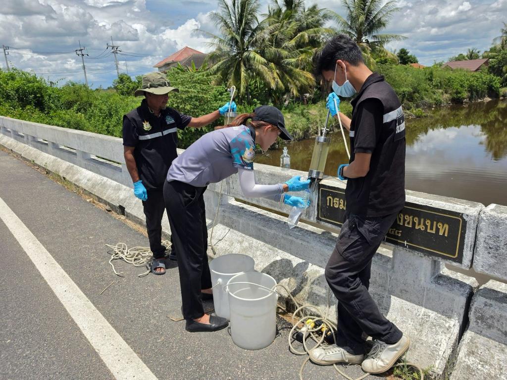 ソンクラー・シンハコーンの運河で水質調査、魚の大量死は確認されず