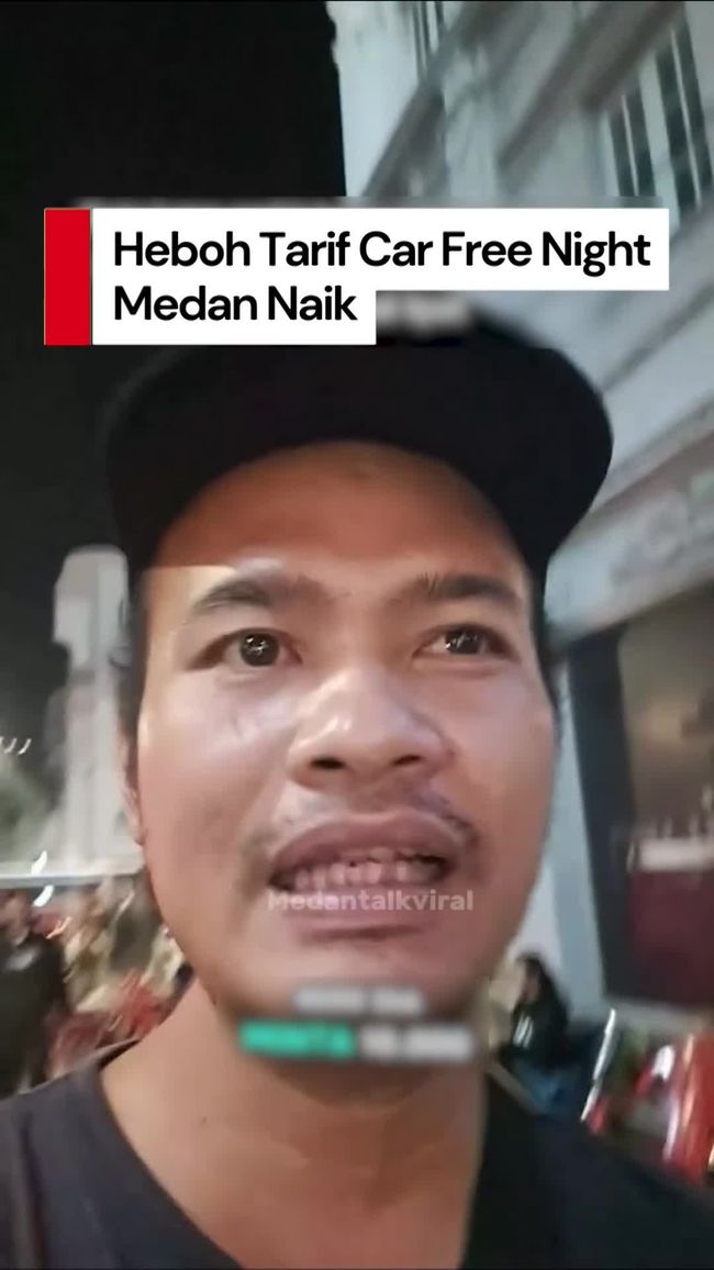 Medan Mayor Vows Action Against Parking Fee Hikes During Car Free Night
