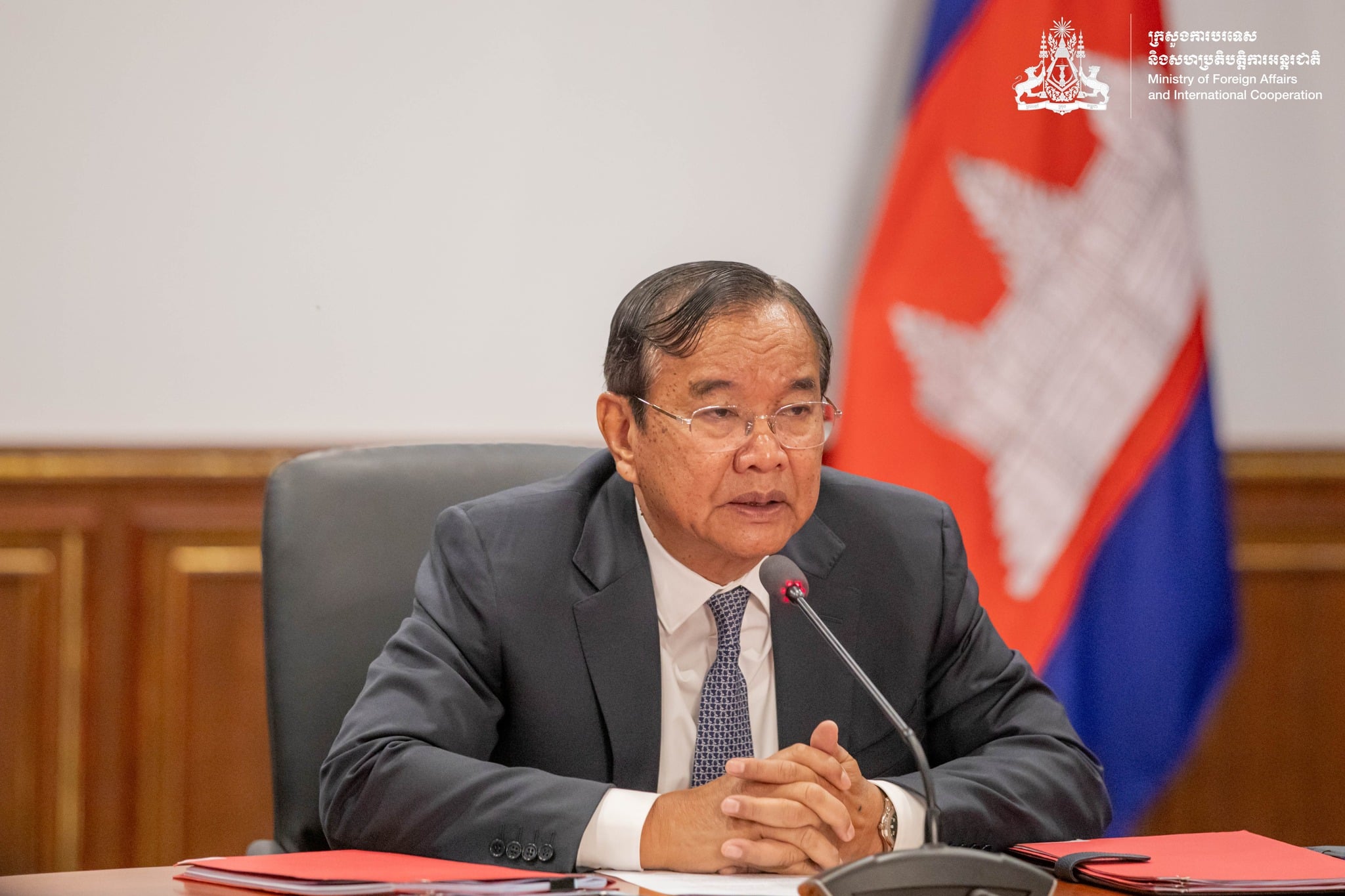 タイの2001年覚書破棄の動きに対し、カンボジア外相は国際法に基づく平和的解決を強調