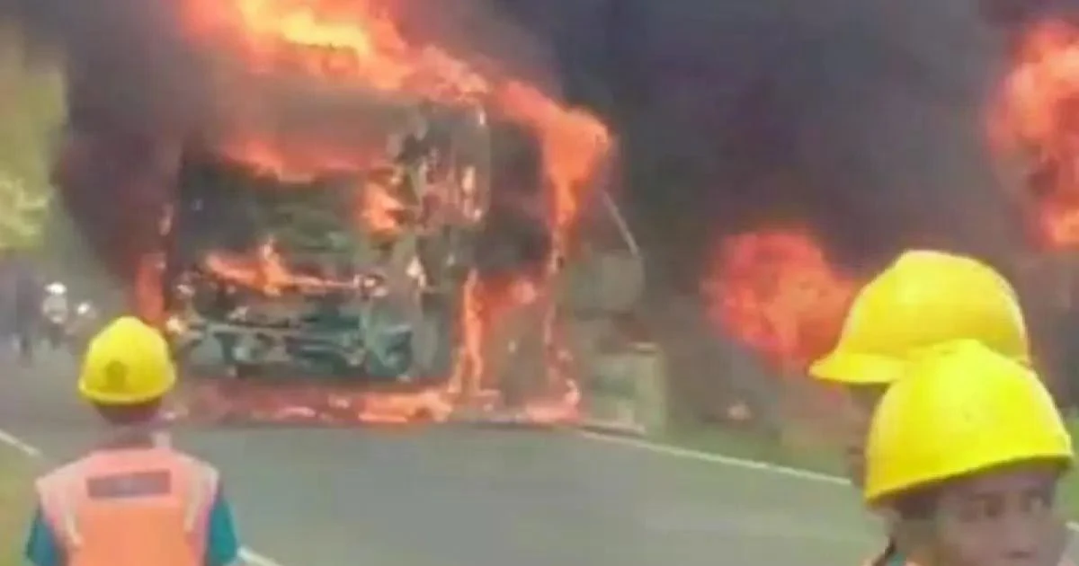 16 Dead in Tragic Bus-Tanker Collision in Indonesia