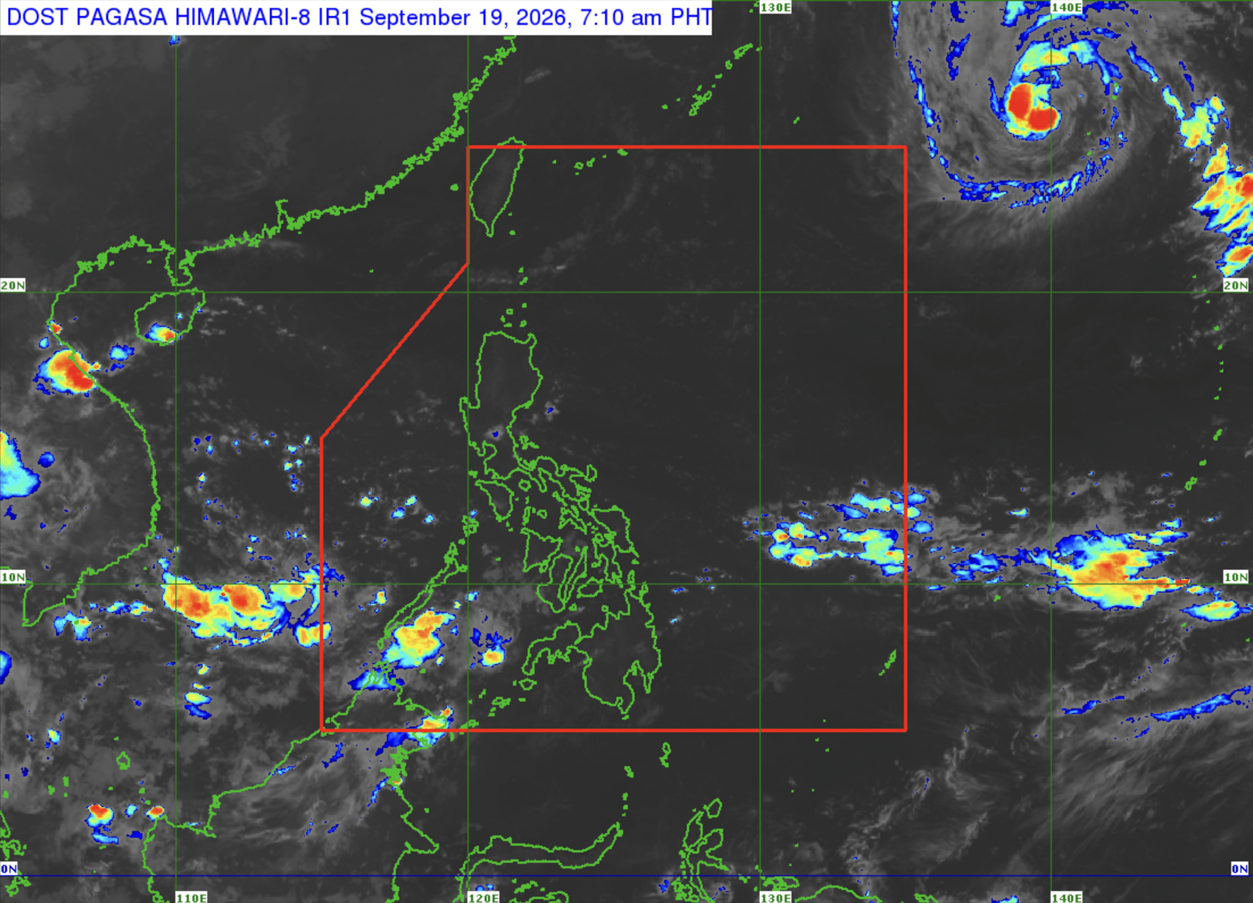 Habagat to bring rain to some areas in Luzon